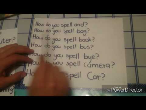 Example of spelling...