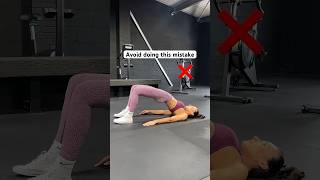 Glute bridges 🔥 SAVE this tip for better glute connection. #shorts