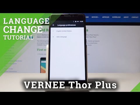 How to Change Language in VERNEE Thor Plus - Language Settings
