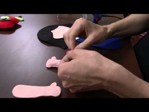 Mulher.com 23/08/2013 Chrys Altran - Boneca branca de neve em feltro Parte 1/2