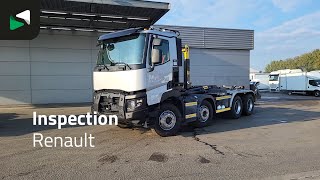 بيع شاحنة ذات الخطاف Renault C 520 8X4 Hyva 26-55-S Retarder Automatic Big-Axle Navi Euro 6 - صورة 4 | Autoline شاحنة ذات الخطاف Renault C 520 8X4 Hyva 26-55-S Retarder Automatic Big-Axle Navi Euro 6 | صورة 4 - Autoline
