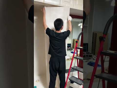 Easy-to-Use Wood Grain Stickers – Quick & Affordable Furniture Makeover part948#homedecor  #diy