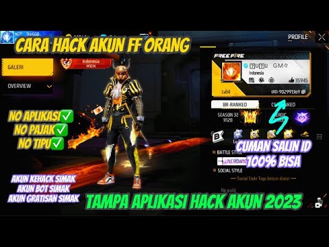 PEMBUKTIAN!! CARA HACK AKUN ORANG TAMPA APLIKASI CUMAN SALIN ID 100% WORK NO TIPU TIPU!