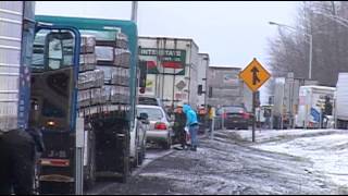 Winter Storm Slams Siskiyou Mountain Pass - Dec 20th, 2012