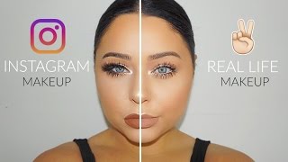 INSTAGRAM vs. REAL LIFE Makeup