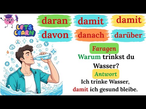 🗨️ Fragen & Antworten auf Deutsch: Pronominaladverbien im echten Leben | B1 Plus Kurs 📚