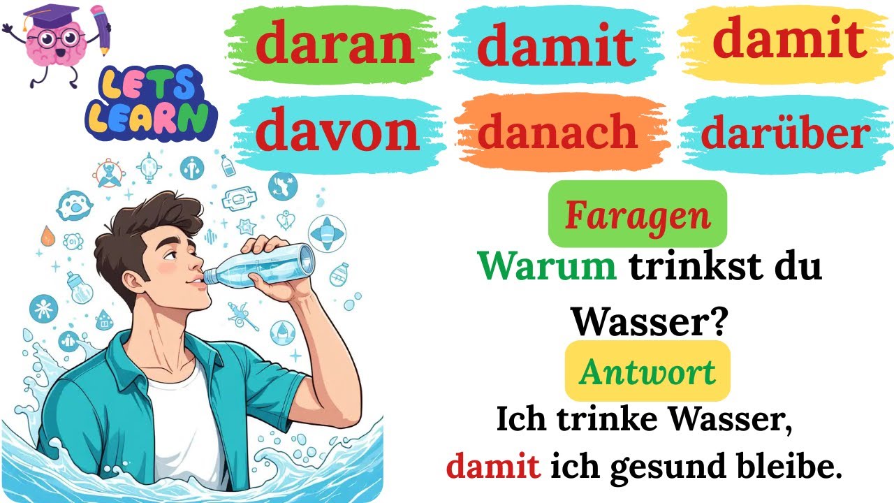 🗨️ Q&A in German: Pronominal Adverbs in Real Life | B1+ Course 📚