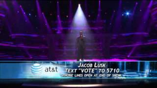 Jacob Lusk - Sorry Seems to Be the Hardest Word - American Idol Top 11 (2nd Week) - 03/30/11