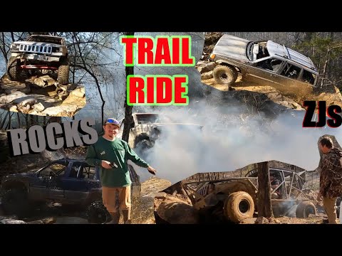 Entertaining Off-Roading In Stock(ish) Jeep Grand Cherokees - Trying Trails And Having A Blast!