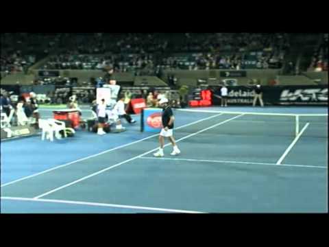 John McEnroe v Henri Leconte   World Tennis Challenge Adelaide 2012
