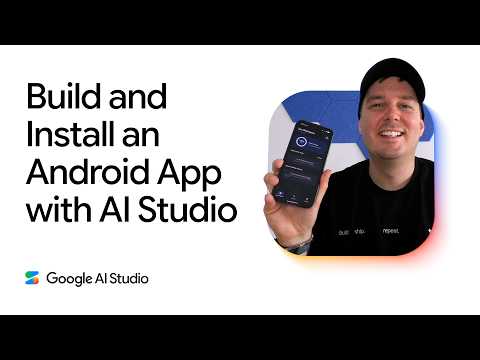Video Thumbnail: Building an Android app in AI Studio