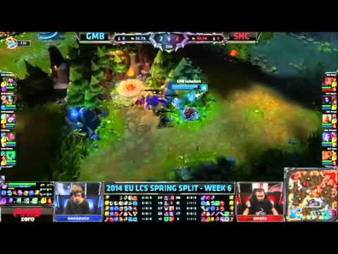 Gambit Gaming vs Supa Hot Crew | GMB vs SHC | Season 4 EU LCS Spring Split W6D2 [HQ]
