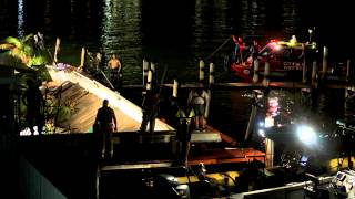 Deck collapses at Shuckers restaurant in North Bay Village