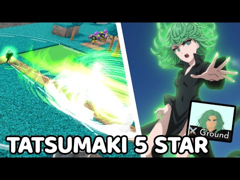 Tatsumaki (Tornado Girl) 5 Star Showcase | All Star Tower Defense