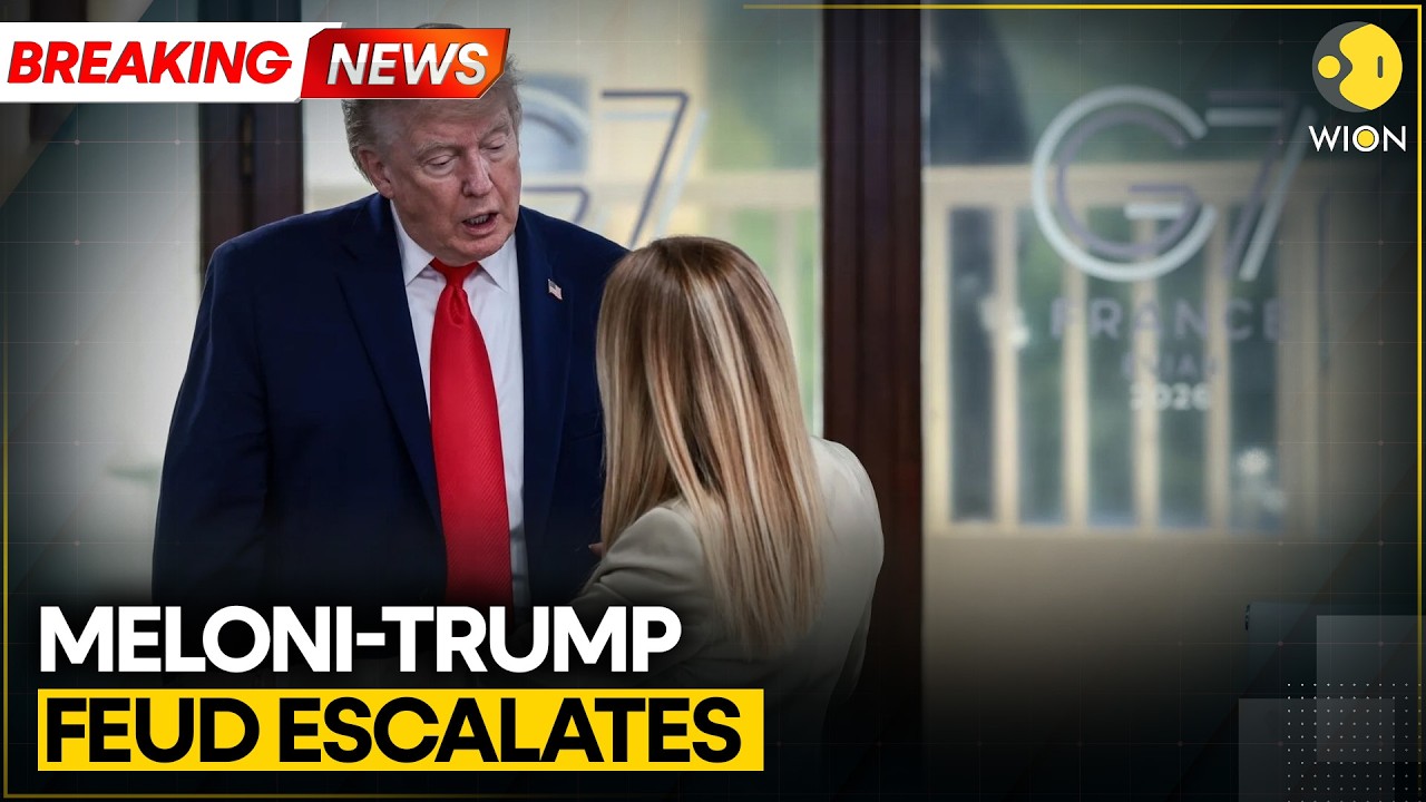 Trump's Photo Claim Ignites Transatlantic Feud With Italian PM | WION BREAKING