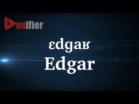 How to Pronunce Edgar in French - Voxifier.com