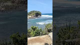 Download lagu ASMR Ombak Laut Pantai Drini Gunung Kidul Yogyakarta dari Atas Bukit - Suara Ombak Pantai Selatan mp3