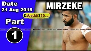 (1) Mirzeke (Ferozepur) Kabaddi Touranament 21 Aug 2015