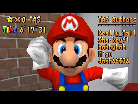 [TAS] Super Mario 64 DS Beaten With 0 Stars in 6:17.31
