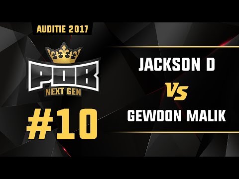 10. Jackson D vs Gewoon Malik - Punchoutbattles Audities 2017