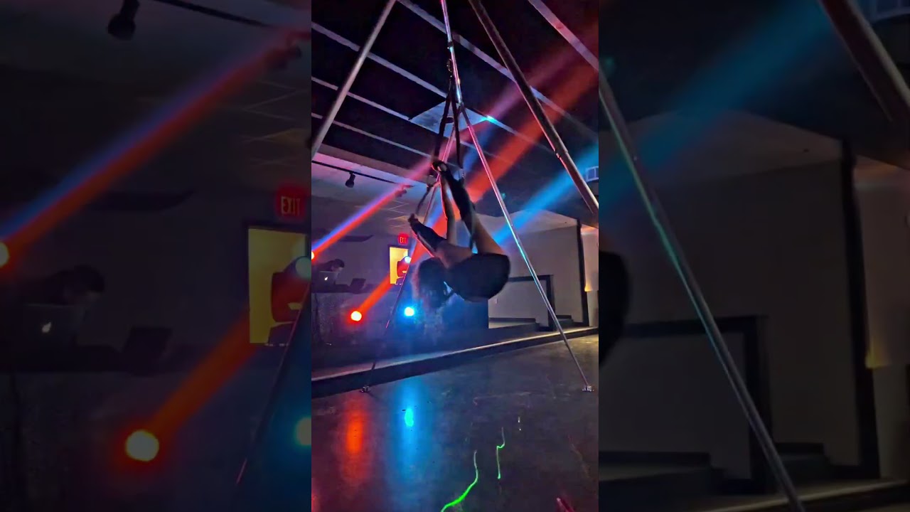 Promotional video thumbnail 3 for The aerial hoop also known as the lyra
