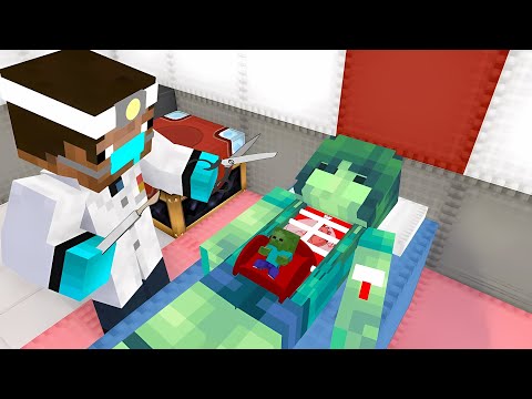 Monster School Pregnant Challenge Dr  Noob   Minecraft Animation