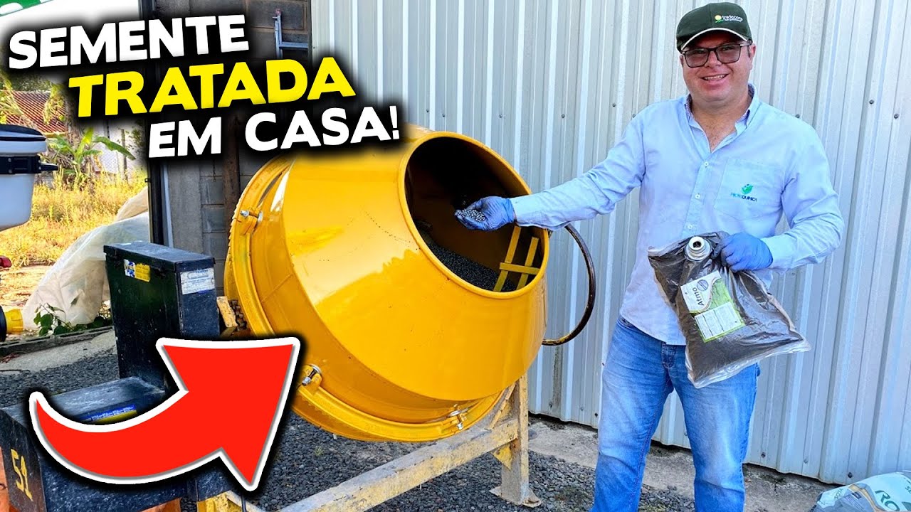 O DIA DO PLANTIO CHEGOU! VAMOS INOCULAR AS SEMENTES PARA PLANTAR!