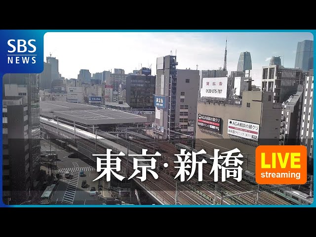 新橋駅方面（東京都中央区銀座8丁目の静岡新聞社・静岡放送 東京支社から）