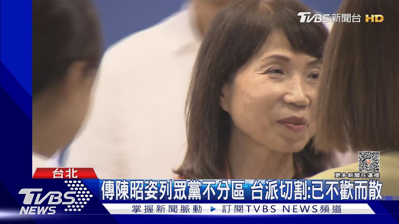 傳陳昭姿列眾黨不分區！台派切割：已不歡而散