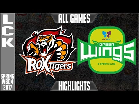 ROX Tigers vs Jin Air Greenwings Highlights All Games - LCK Week 6 Day 4 Spring 2017 - ROX vs JAG