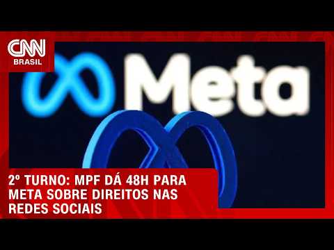 MPF vê resposta genérica da Meta e endurece cobrança sobre bloqueios | CNN NOVO DIA