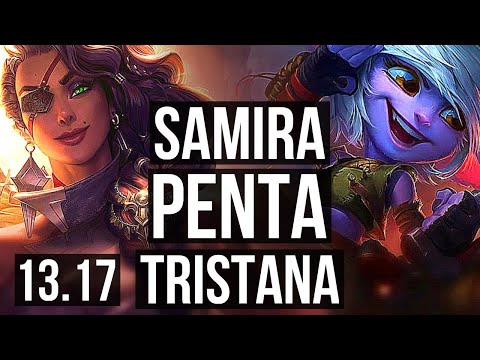 SAMIRA & Nautilus vs TRISTANA & Taliyah (ADC) | Penta, Legendary, 400+ games | KR Master | 13.17