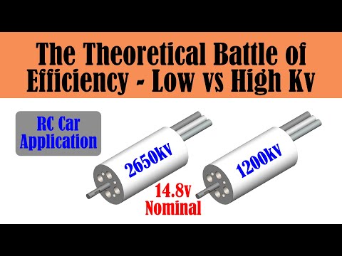 High vs Low Kv Brushless Motor Comparison - Which motor is more efficient?