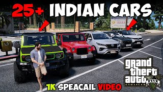 How to Install 25+ Indian Cars in GTA 5 Enhanced Edition (2025) | 100% Working Addon Pack FREE