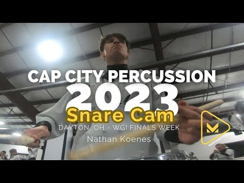 Cap City Percussion 2023 Snare Cam - Nathan Koenas - WGI FINALS WEEK
