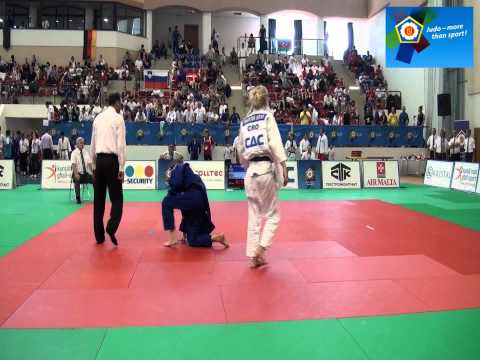 [-63kg] DUCHENE, Morgane (FRA) - KRAK, Marina (CRO) - ECh U17 Cottonera 2011
