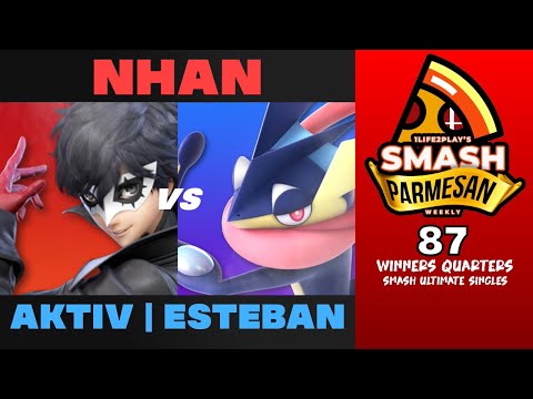 Nhan vs AKTIV  Esteban - Smash Ultimate Singles Winners Quarters Smash Parmesan 87 - Joker vs Grenin