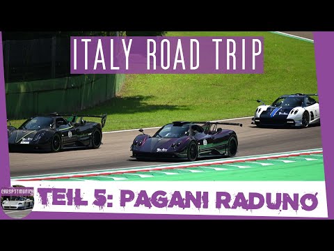 Italy Road Trip #5 Die besten Auto-Sounds der Welt | Pagani Raduno 2023