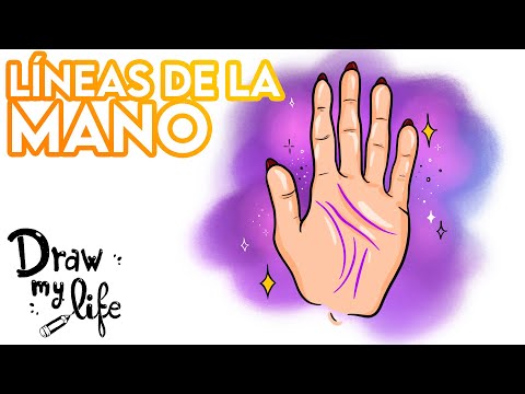 🔮 La QUIROMANCIA: LECTURA de las LÍNEAS de la MANO 🤚 | Draw My Life en Español