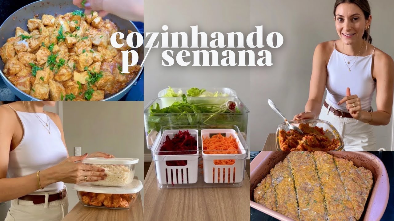 PREPARING AND ORGANIZING HEALTHY FOODS | diet chicken, baked kibbeh, salad for the week