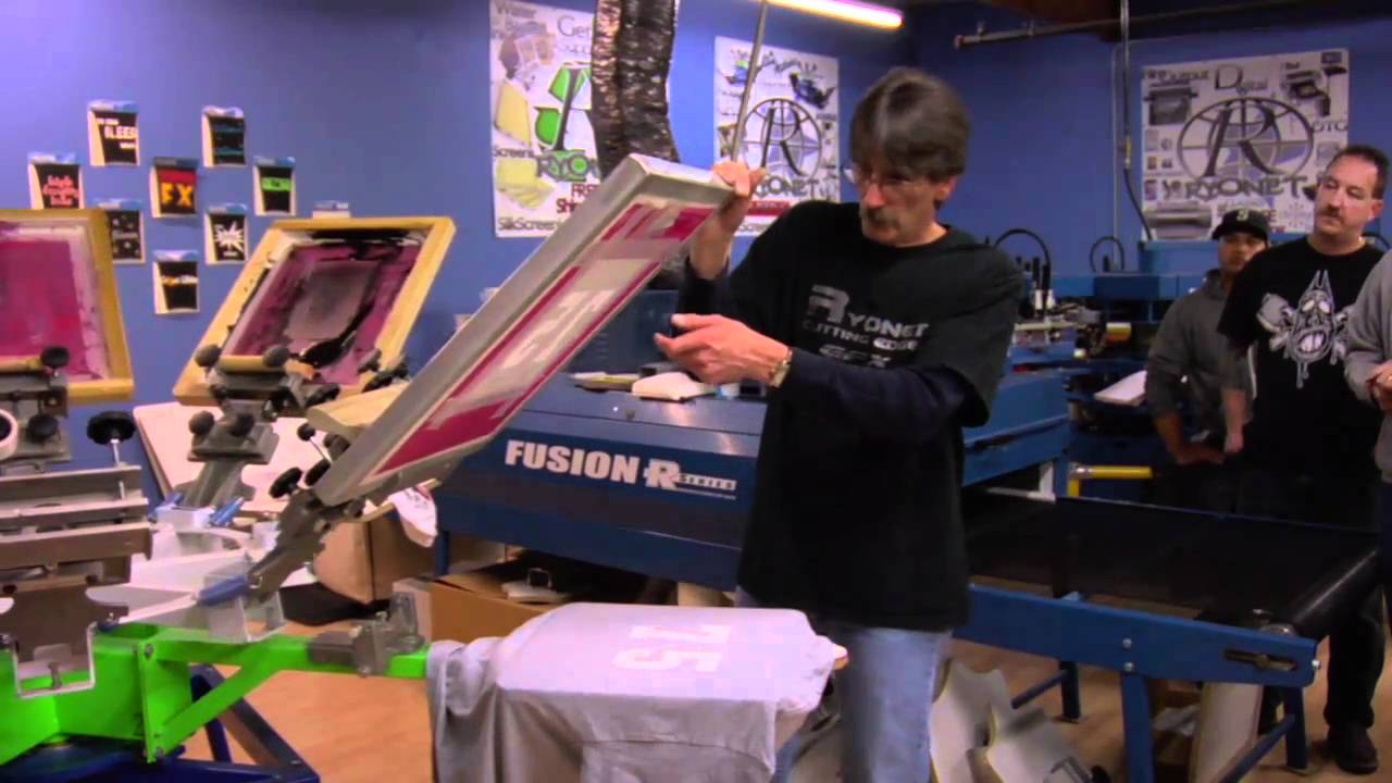 How to print with number stencils - Screen printing how-to