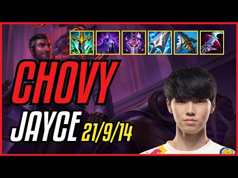 CHOVY - JAYCE vs GALIO MID - KR CHALLENGER - PATCH 11.8