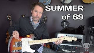 Summer of 69 by Bryan Adams Guitar Lesson