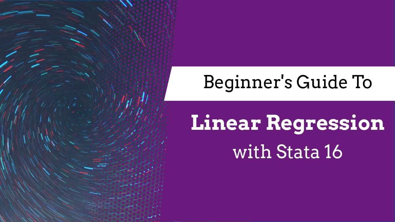 Linear regression with Stata 16 [beginner tutorial]