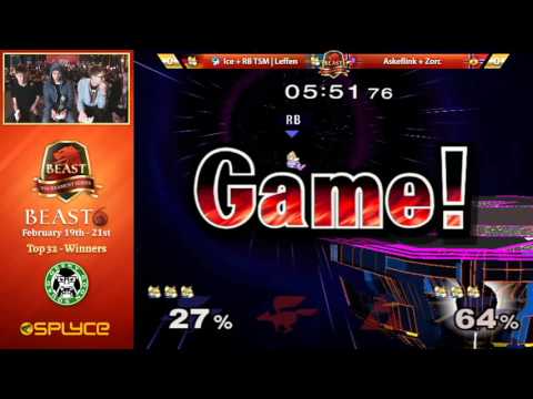 BEAST 6 - Ice + Leffen Vs. Askeflink + Zorc - Top 32 Winners