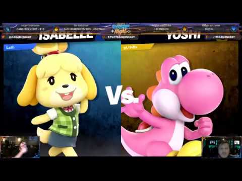 Game Night (2/9/20) - Lath (Isabelle) vs. G-Jax (Yoshi) - Winners Round 1 - Best of 1
