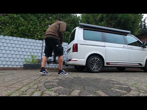 Geht die Heckklappe auf? Thule Easyfold XT 3 am VW California T6.1 Ocean