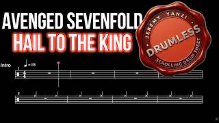 Download lagu Avenged Sevenfold - Hail To The King - Drumless (with scrolling drum sheet) mp3