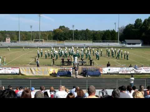 North Moore HS Marching Band at 43th Annual Central North Carolina Band Festival 10/15/2016