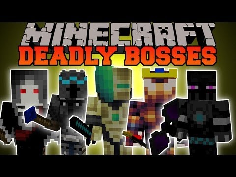 PopularMMOs - Minecraft: DEADLY BOSSES (BOSSES, BIOMES, SWORDS AND STRUCTURES) Mod Showcase